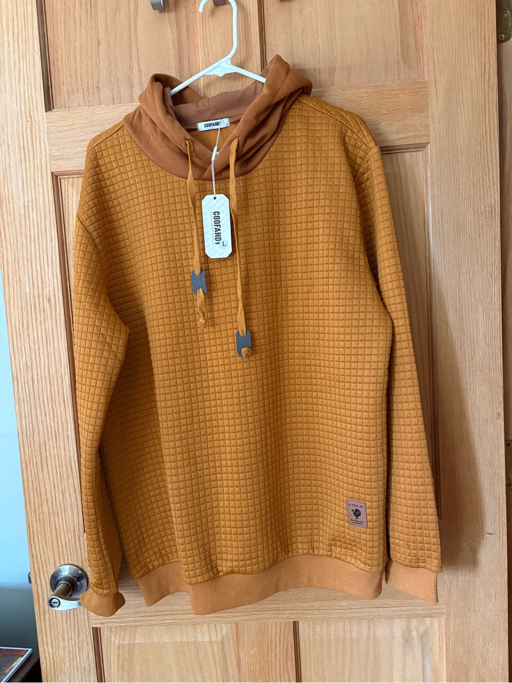 Men’s Loose Fit Textured Hoodie NWT